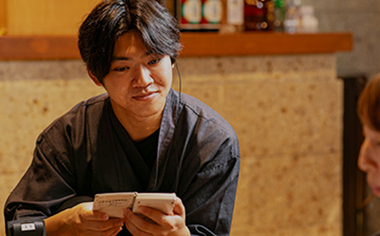 接客・料理でお客様を笑顔にできる喜び